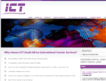 Tablet Screenshot of ict-sa.co.za